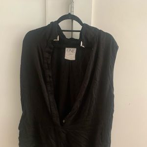 One teaspoon sleeveless Black onesie